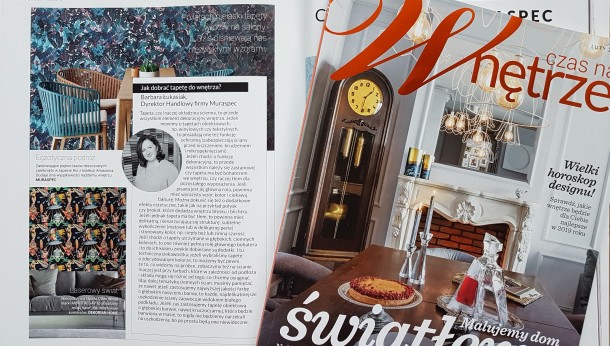 O TAPETACH W MAGAZYNIE CZAS NA WNĘTRZE