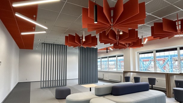 Akustyczny design pod sufitem